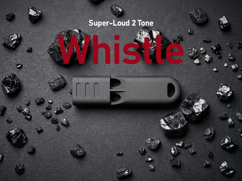 Super Loud 2 Tone Whistle - Thunderstorm Compact