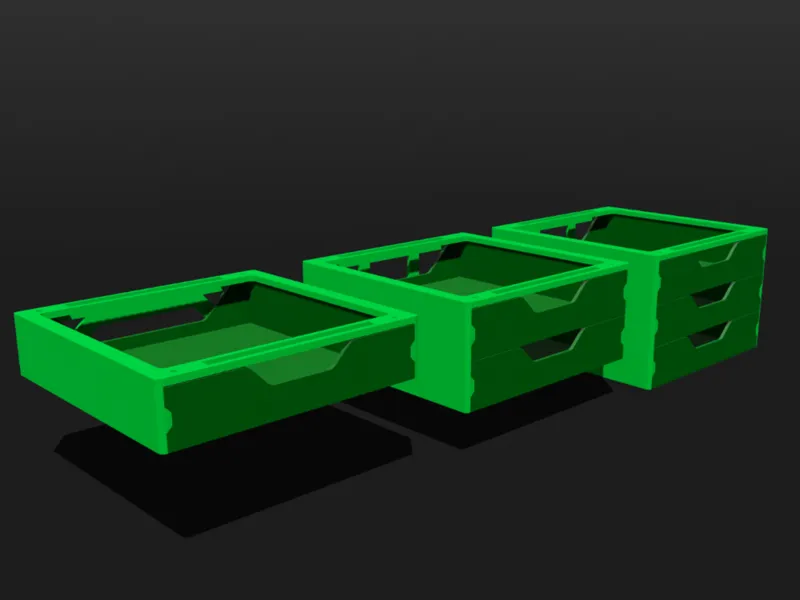 Under Desk Drawers (3-variants)