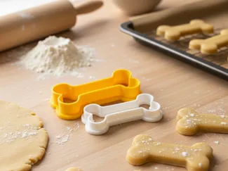 Bone-shaped cookie cutter