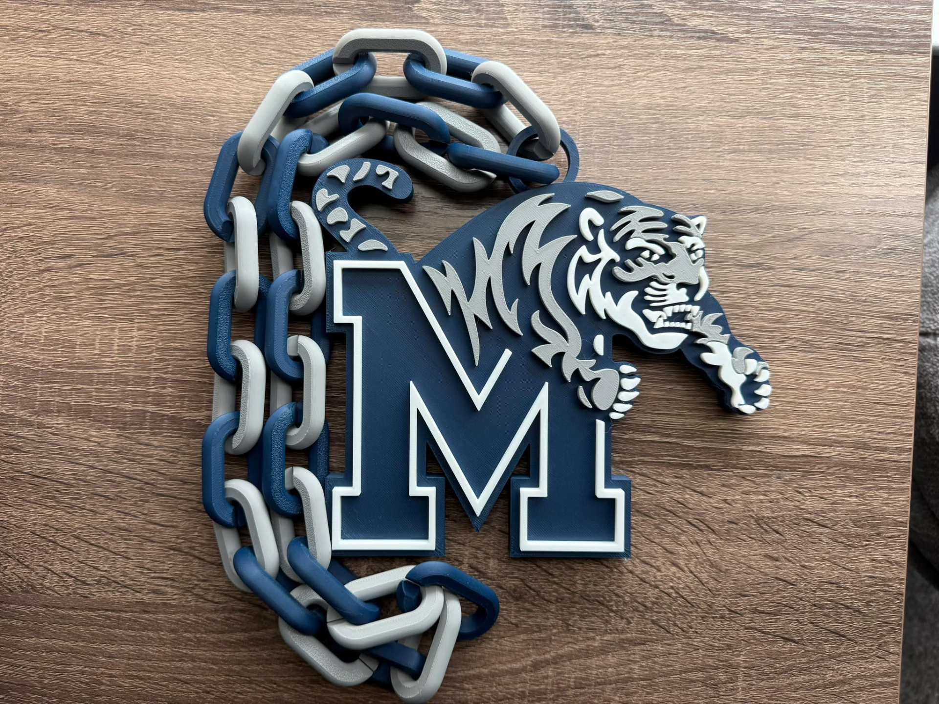 Memphis Tigers Oversized Necklace, Hype Chain