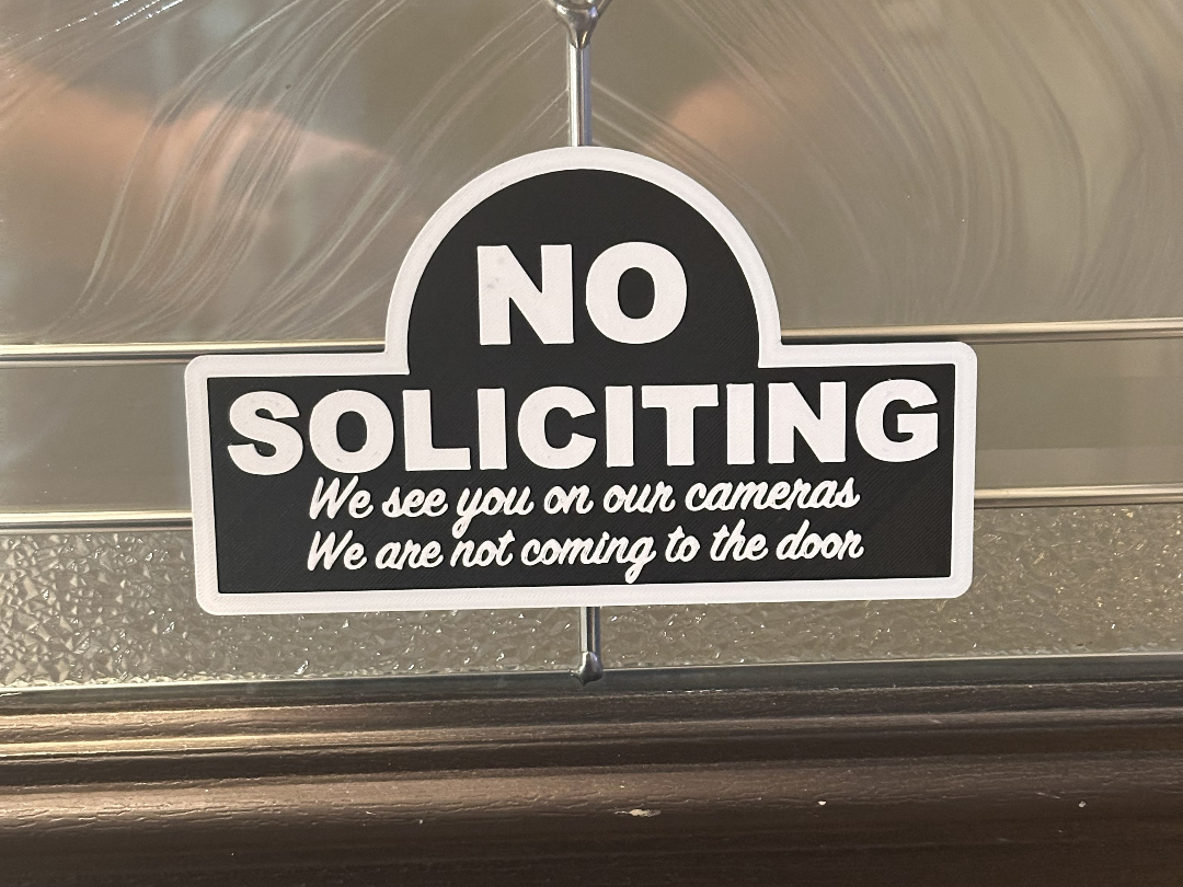 No Soliciting We Have Cameras