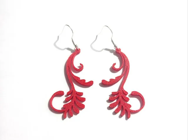 Scarlet Fern - Earrings
