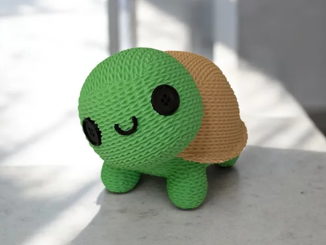 Cute Knitted Turtle