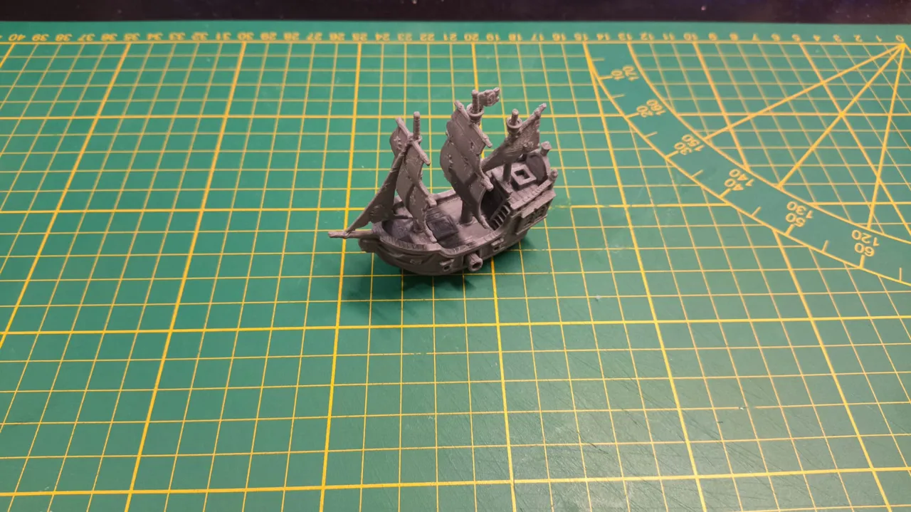 Black Pearl Benchy–Pirate Ship Inspired 3D Benchy view 3