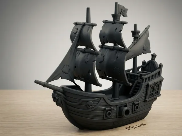 Black Pearl Benchy–Pirate Ship Inspired 3D Benchy