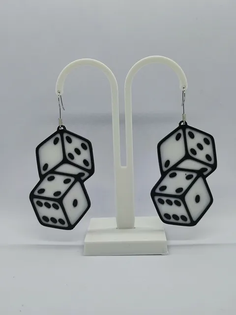 Pendientes Dados Locos view 2
