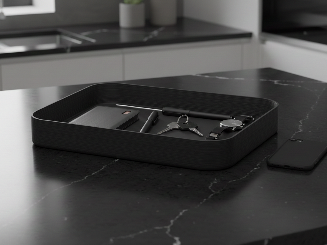 Parametric Minimalistic Everyday Carry (EDC) Tray