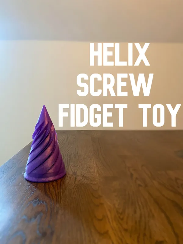 Fidget vis hélicoïdale