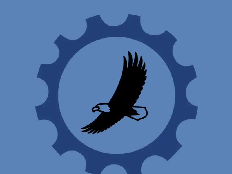 Smaller Eagle Keychain