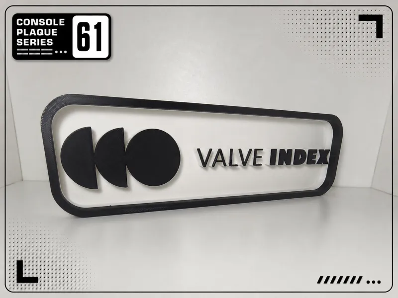 Console Logo Plaque - Valve Index