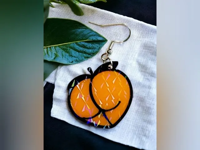 Peach Booty Earrings