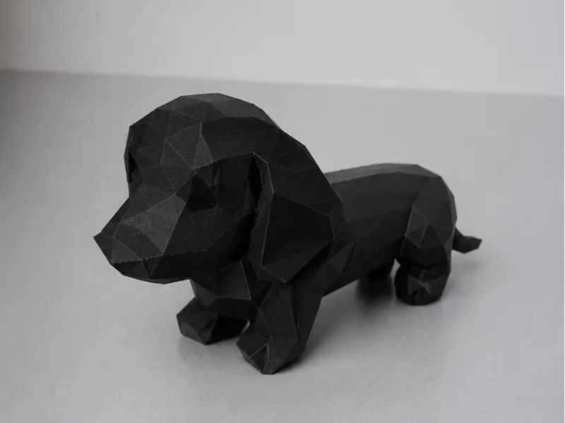 Low Poly Dachshund Dog