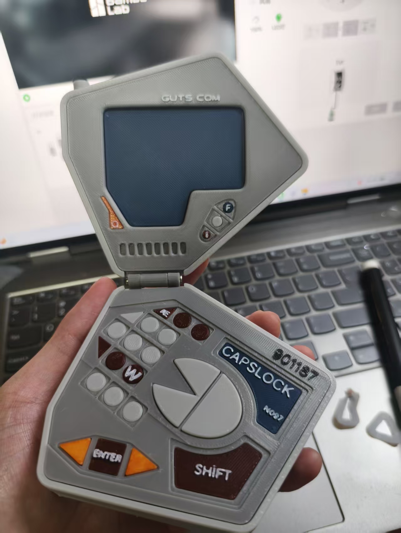 Miniatura 4 do modelo 3D 《迪迦奥特曼》胜利队通讯器拼装模型