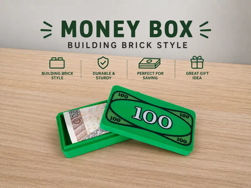 Money Box – Popular Brick Style Container 