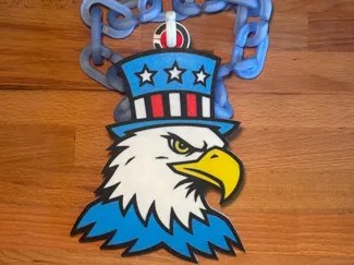 Merica Eagle Pendant | 4th of July Hype Chain