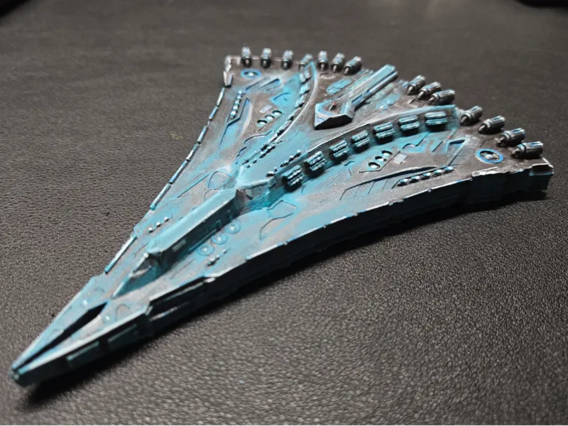 Futuristic Spaceship Starship Design
