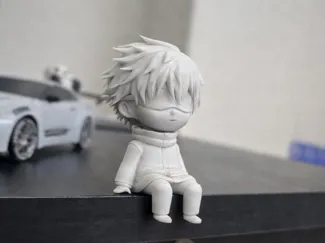 Chibi Gojo Desk Figure | Jujutsu Kaisen