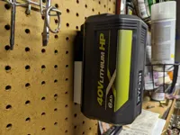 Support batterie Ryobi 40V pour panneau perforé — photo 4