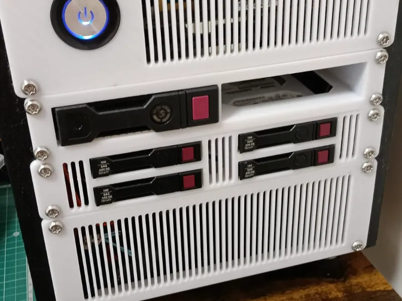 1U Tray 2x 3.5” SATA/SAS For HP Caddy