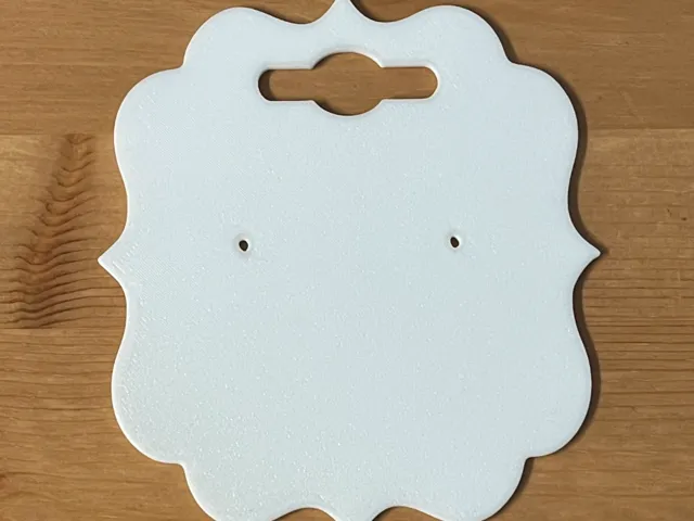 earring holder card