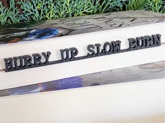 "Hurry Up Slow Burn" Bookmark