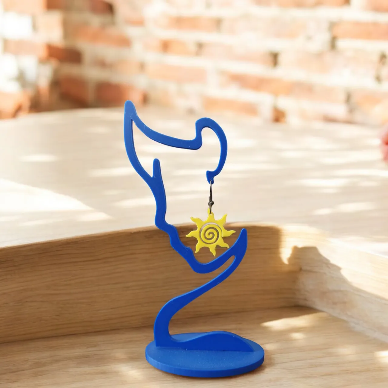 Sun Spiral Earrings view 2
