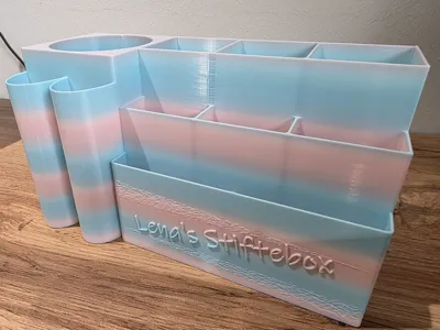 Desk organizer, pen holder, extra large