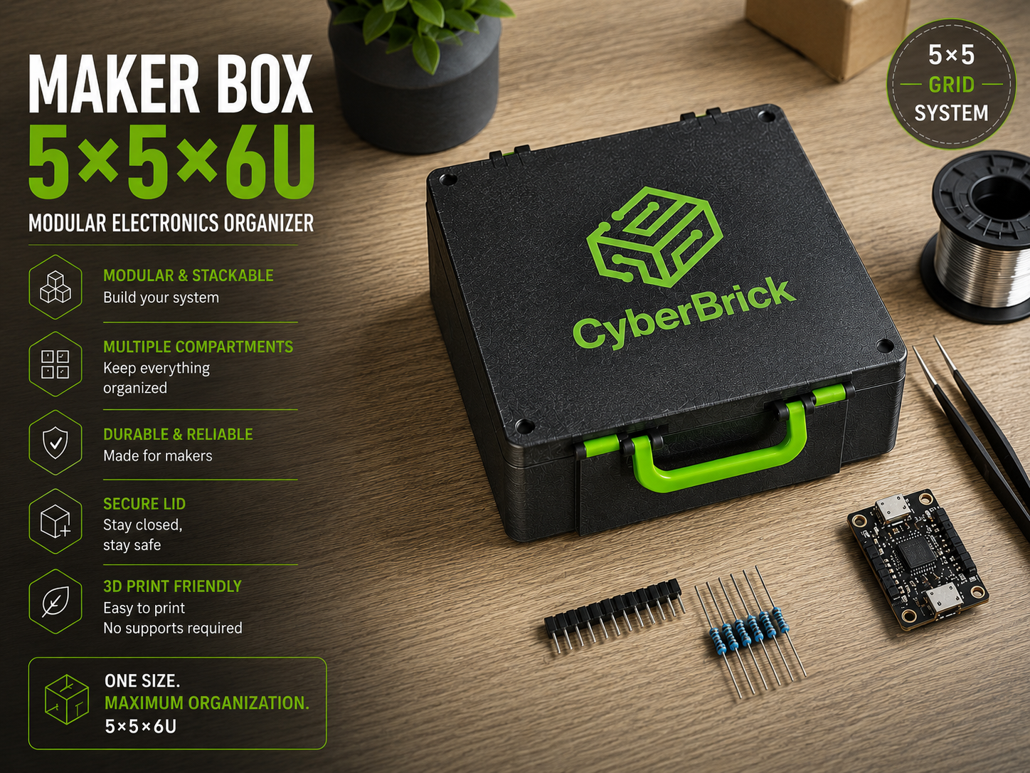 CyberBrick Maker Box | 5x5x6U
