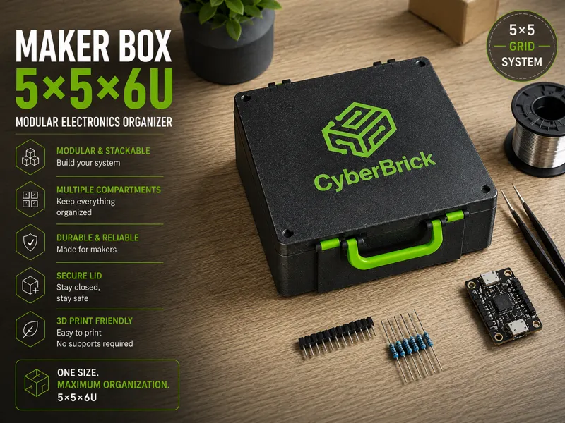 CyberBrick Maker Box | 5x5x6U