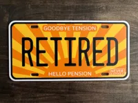 RETIRED License Plate