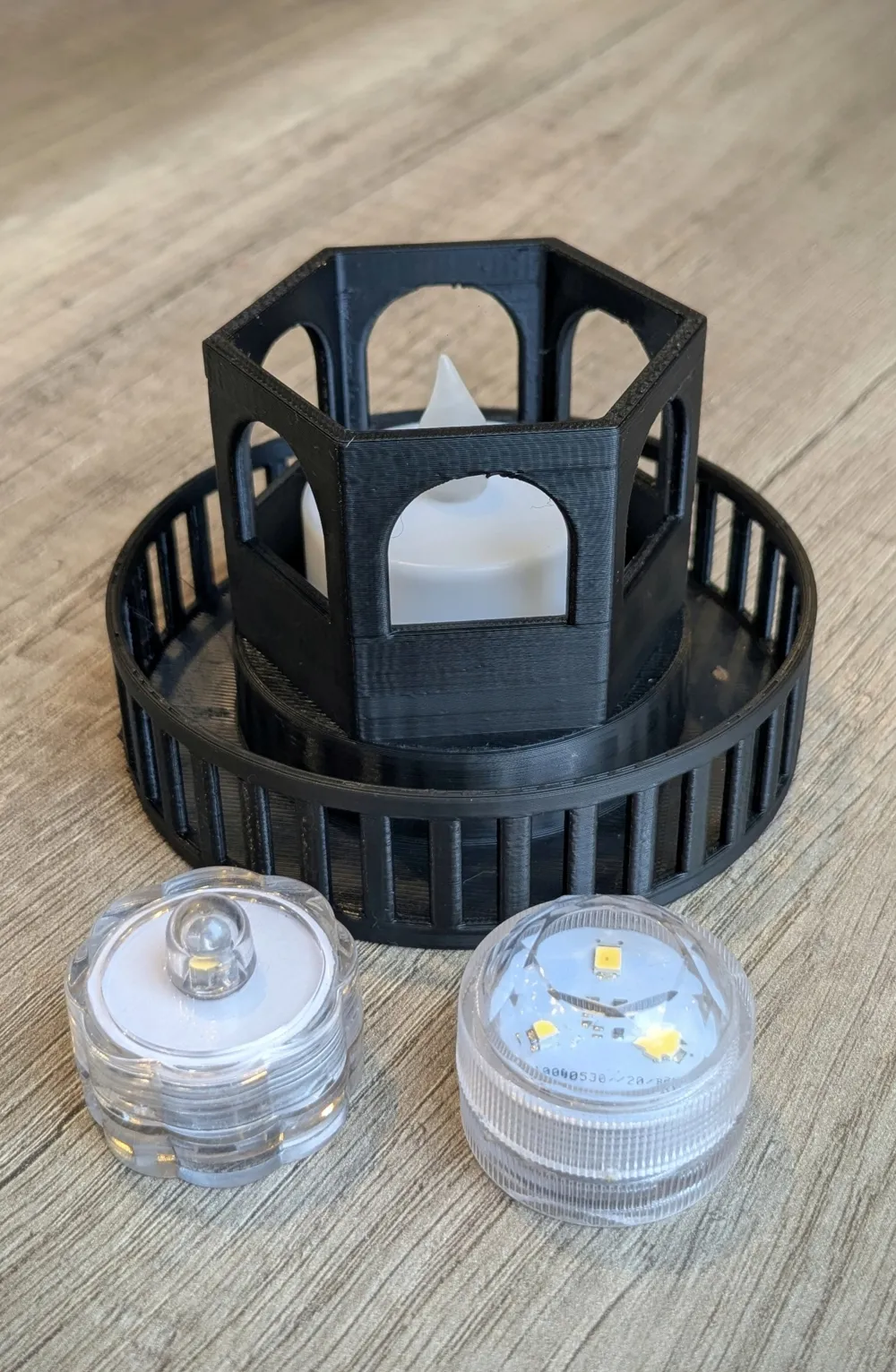 Led Lighthouse Model Modular Lighthouse with LED Tealight - Free 3D Print Model - MakerWorld
