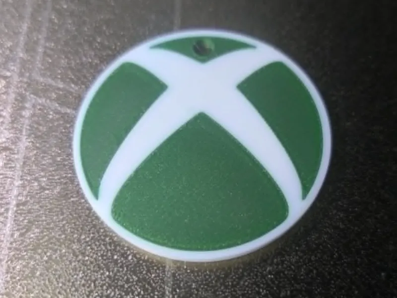 XBOX logo keychain