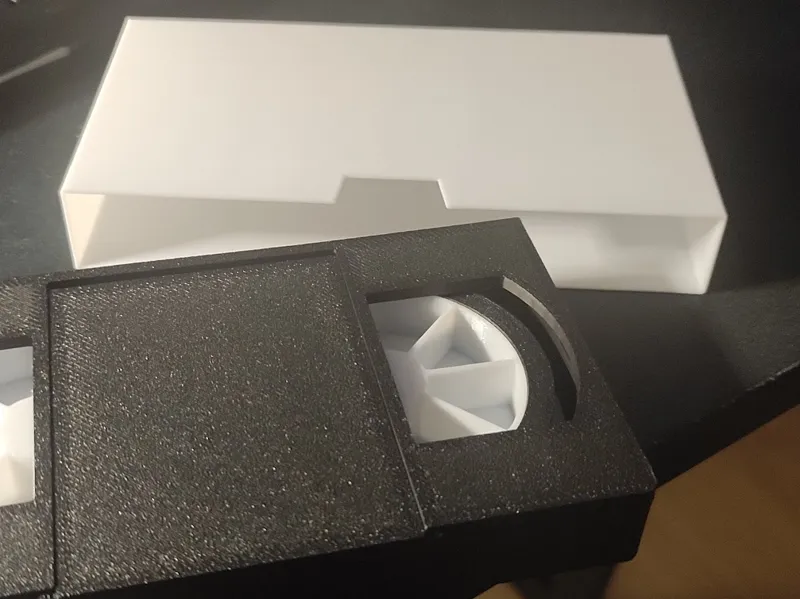 VHS Box for Mini VHS Tape by Xrmaddness