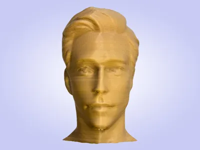 Classic Male Head Statue