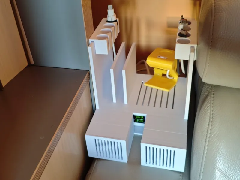 Charging Station + USB Cable Holder