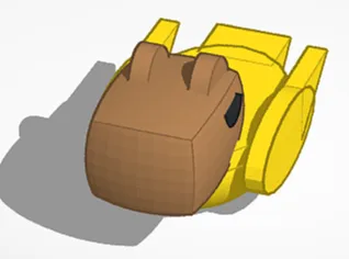 duck with a capybara head