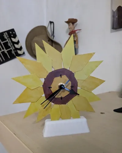 Sunflower Clock