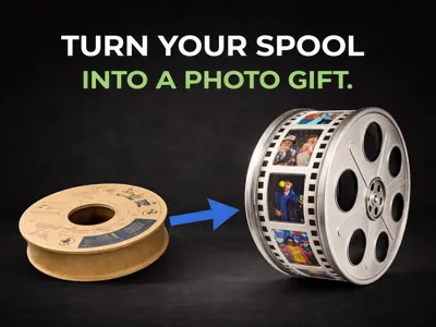 Turn Your Spool Into a Movie Reel (Photo Gift)