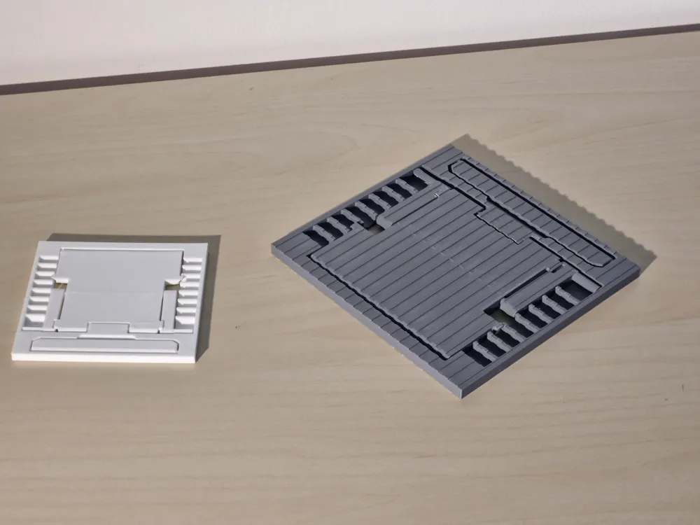 Modern Foldable Tablet + Phone Stand - Free 3D Print Model - MakerWorld