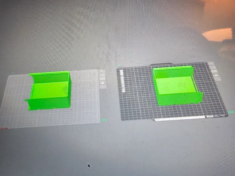 Gridfinity 3x5x3 Split for a1 mini