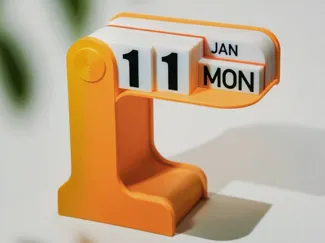 【RC001】Desk flip calendar-桌面翻页日历-A1mini可用