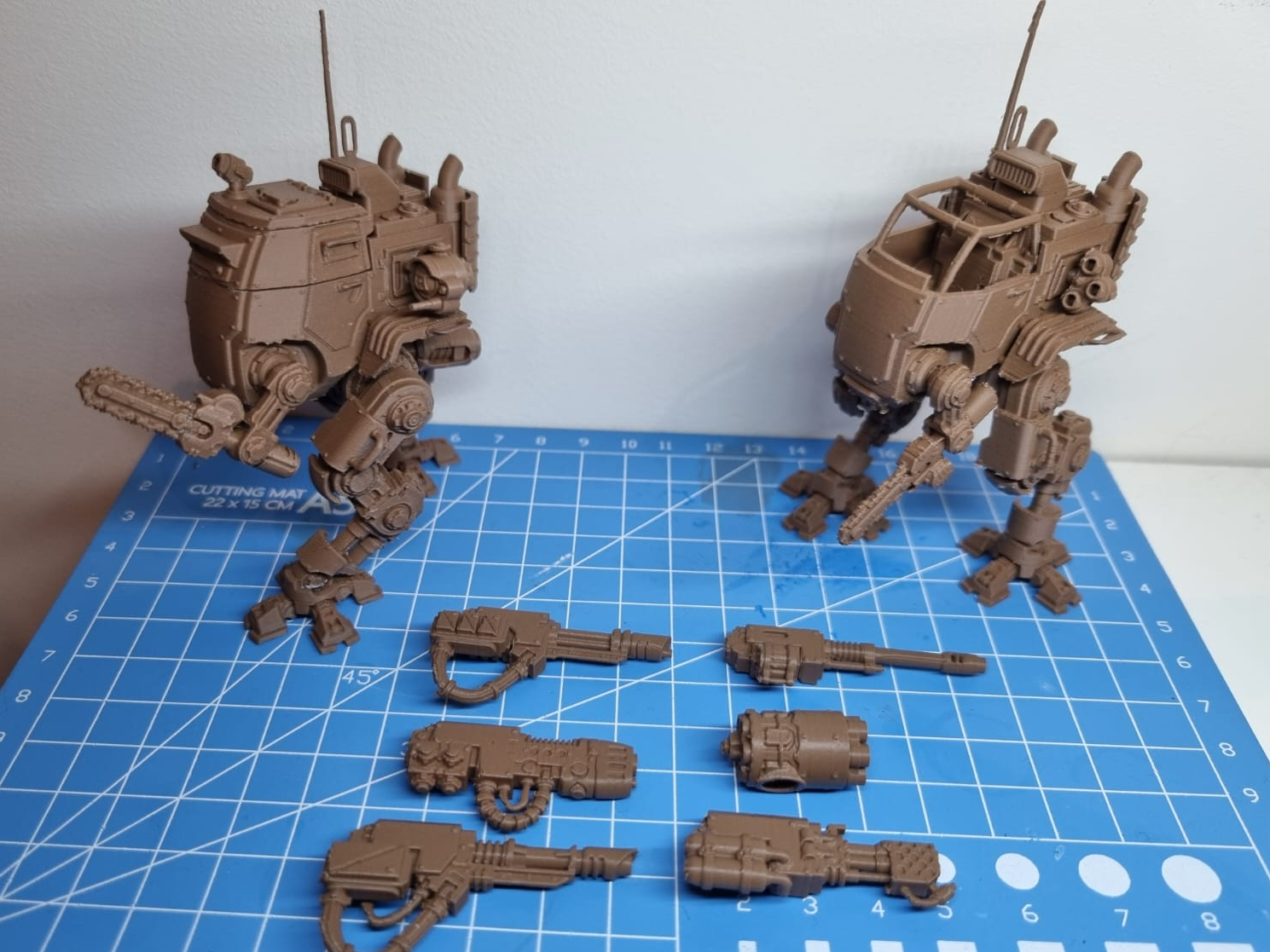 Futuristic Walker Scout Mech Robot Miniature