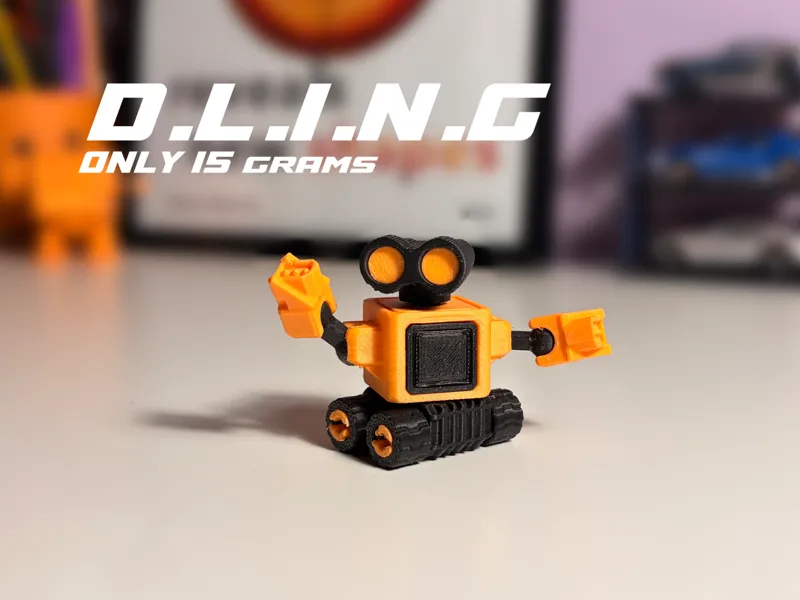 Articulated mecha - assembly toy - D.L.I.N.G robot