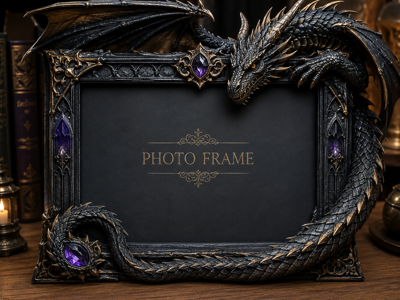 Dragon Guardian Photo Frame