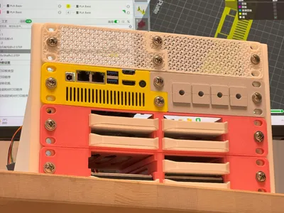 Super simple 4U server rack