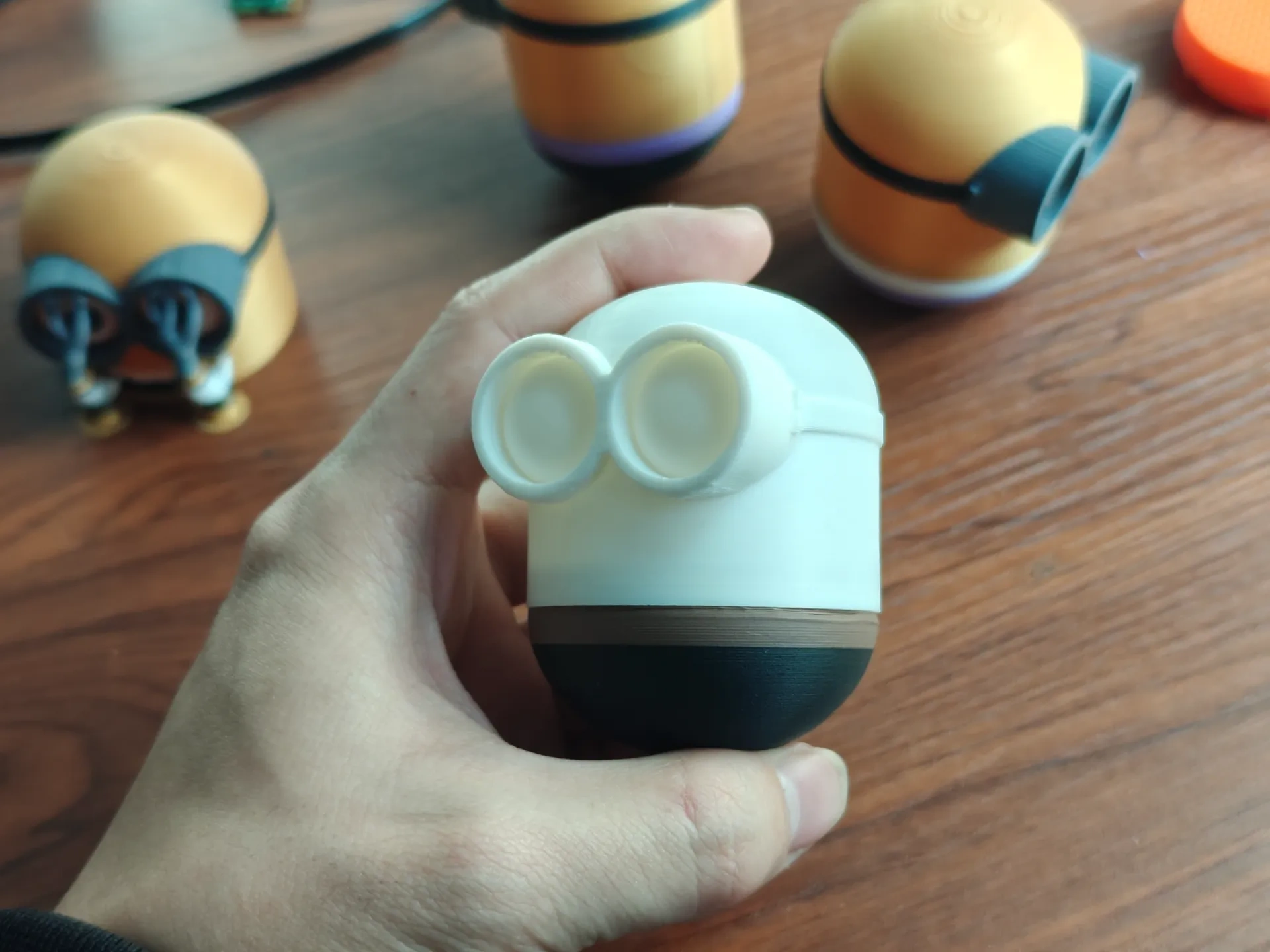 Miniatura 2 do modelo 3D 小黄人不倒翁