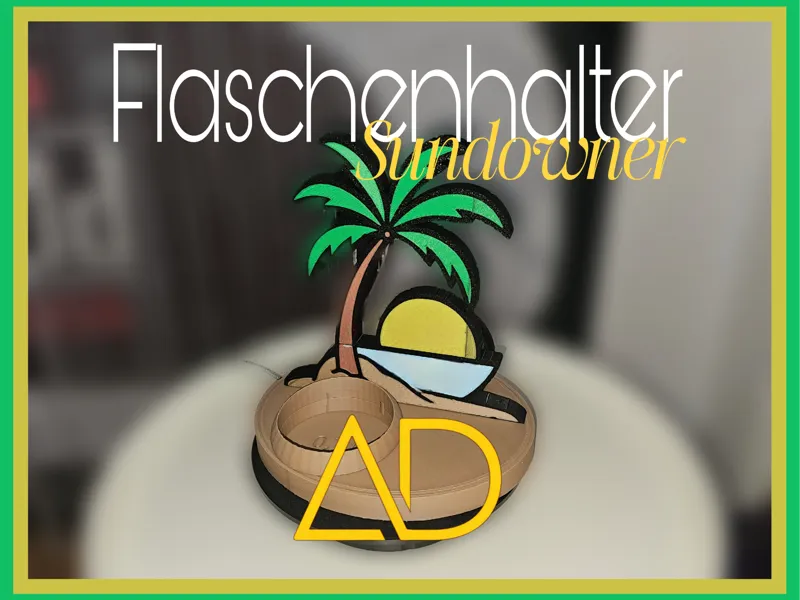 Rum-Flaschenhalter „Sundowner“