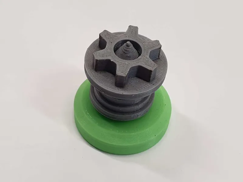 Mower Blade Balancer with star hole blade adapter