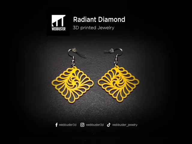 Radiant Diamond Earrings
