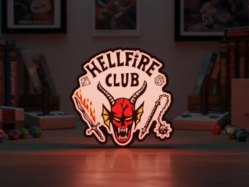 Hellfire Club - Light Box (Stranger Things)